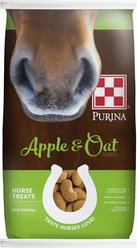 Purina Animal Nutrition Apple & Oat Flavored Horse Treats, 15-lb bag