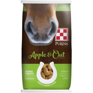 Purina Animal Nutrition Apple & Oat Flavored Horse Treats, 15-lb bag