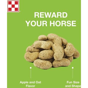 Purina Animal Nutrition Apple & Oat Horse Treats, 15-lb bag