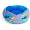 Show in main carousel: Buckle-Down Disney Stitch & Scrump Poses Donut Pillow Dog Bed, Blue/Lavender, 18.5 x 18.5-in slide 2 of 4