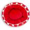 Show in main carousel: Buckle-Down Disney Minnie Mouse Script & Polka Dot Donut Pillow Dog Bed, Red, 18.5 x 18.5-in slide 3 of 4