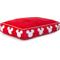 Show in main carousel: Buckle-Down Disney Mickey Mouse Ears Icon Rectangle Gusset Pillow Dog Bed, Red/White, 34 x 24-in slide 2 of 3