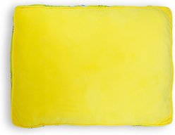 Buckle-Down Nickelodeon SpongeBob SquarePants Expressions Rectangle Gusset Pillow Dog Bed, Yellow, 34 x 24-in slide 2 of 3