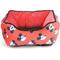 Show in main carousel: Buckle-Down Disney Mickey Mouse Expressions Scattered Cuddler Pillow Dog Bed, Red, 20 x 15-in slide 1 of 4