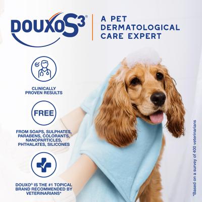 Show full view: Douxo S3 PYO Antiseptic Antifungal Chlorhexidine Dog & Cat Wipes 30 count slide 5 of 11