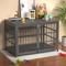 Show in main carousel: Xbrigh Double-Door Furniture Style Side Table Dog Crate, Black, Giant 48 inch slide 1 of 9