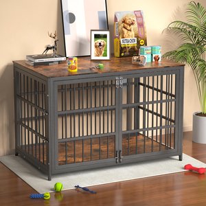 Out of Stock - XBRIGH Double-Door Furniture Style Side Table Dog