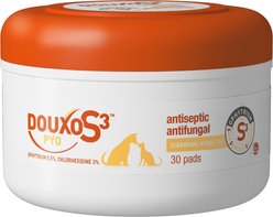Douxo S3 PYO Antiseptic Antifungal Chlorhexidine Dog & Cat Wipes 30 count