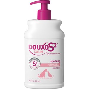Douxo S3 CALM Soothing Itchy, Hydrated Skin Dog & Cat Shampoo, 16.9-fl oz bottle