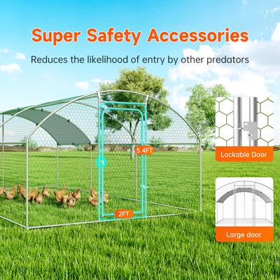 Show full view: Xbrigh Large Dome Covered Outdoor Dog Kennel, 19.7 x 10 x 6.4-ft slide 7 of 10