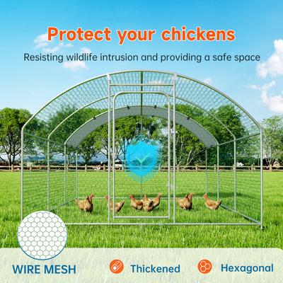 Show full view: Xbrigh Large Dome Covered Outdoor Dog Kennel, 19.7 x 10 x 6.4-ft slide 4 of 10