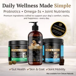 Deluxe Naturals Probiotic Chicken Flavored Soft Chew Digestive & Immune Support for Dogs, 90 count slide 2 of 9