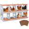 Show in main carousel: Yafylly 8-Bay Wall-Mounted Egg Laying Galvanized Steel Chicken & Duck Nesting Box, Orange, Large slide 1 of 7
