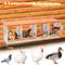 Show in main carousel: Yafylly 4-Bay Wall-Mounted Egg Laying Galvanized Steel Chicken & Duck Nesting Box, Orange, Small slide 2 of 7