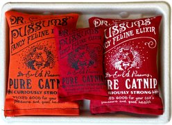 Dr. Pussums Pounce Pack Gift Set Chasers Cat Toy with Catnip, 3 count, Red/Orange
