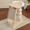 Show in main carousel: Fairela Multi-Function 23.6-in Hemp Cat Scratching Post with Platform & Ramp, Beige slide 3 of 9