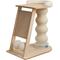 Show in main carousel: Fairela Multi-Function 23.6-in Hemp Cat Scratching Post with Platform & Ramp, Beige slide 1 of 9