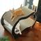 Show in main carousel: Fairela Double Curved Cardboard 19.5-in Recycled Materials Cat Scratching Bed, Brown slide 6 of 8