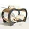 Show in main carousel: Fairela Double Curved Cardboard 19.5-in Recycled Materials Cat Scratching Bed, Brown slide 8 of 8