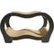 Show in main carousel: Fairela Double Curved Cardboard 19.5-in Recycled Materials Cat Scratching Bed, Brown slide 1 of 8