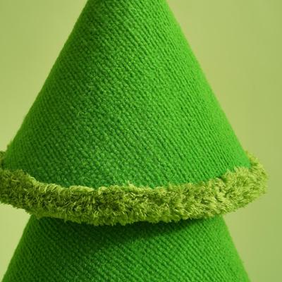 Show full view: Fairela Tree-Shaped 23.6-in Hemp Cat Scratching Post with Stable Round Base, Green slide 5 of 9
