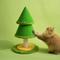 Show in main carousel: Fairela Tree-Shaped 23.6-in Hemp Cat Scratching Post with Stable Round Base, Green slide 3 of 9
