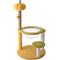 Show in main carousel: Fairela Interactive 33.5-in Hemp Cat Tree & Condo with Perch, Bowl Bed & Scratch Posts, Yellow/Green slide 1 of 9