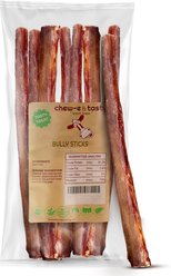 chew-e & tasty 12-inch Thick Bully Sticks Dog Treats, 5 count