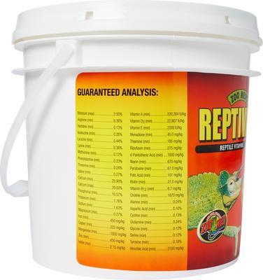 Show full view: Zoo Med Reptivite with D3 Reptile Vitamin, 5-lb bucket slide 3 of 5
