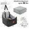 Show in main carousel: NEEZUKAR Detachable Washable Dog Car Booster Seat, Black/Grey, 19.7x 19.4 x 12.5-in slide 3 of 7