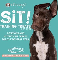 Etta Says! Sit! Training Treats Smoked Salmon Recipe Dog Treats, 1-lb bag slide 2 of 8