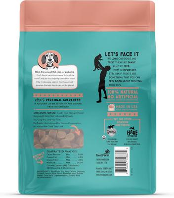 Show full view: Etta Says! Sit! Training Treats Smoked Salmon Recipe Dog Treats, 1-lb bag slide 3 of 9