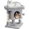 Show in main carousel: Yaheetech 23.5-in 2-Level Cat Tree Condo, Light Gray slide 2 of 6