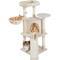 Show in main carousel: Yaheetech 42-in Plush Cat Tree with Perch & Condo, Beige slide 3 of 6