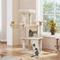 Show in main carousel: Yaheetech 42-in Plush Cat Tree with Perch & Condo, Beige slide 1 of 6