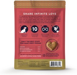 GivePet Campfire Feast Grain-Free Salmon, Sweet Potato & Blueberry Flavored Crunchy Dog Treats, 11-oz bag slide 2 of 2