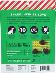 GivePet Peppermint Bark Carob & Molasses Grain-Free Soft & Chewy Dog Treats, 6-oz bag slide 2 of 2