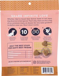 GivePet Upward Dog Banana, Peanut Butter & Chia Seeds Grain-Free Soft & Chewy Dog Treats, 6-oz bag slide 2 of 2