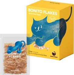 Bonito House Umami Extra-Rich Blend Bonito Flakes Grain-Free Cat Food Topper, 0.7-oz, case of 10 slide 1 of 9