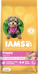 Iams Proactive Health Healthy Puppy Chicken Recipe Small Breed Dry Dog Food, 5-lb bag