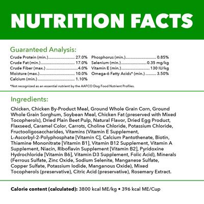 Show full view: Iams Proactive Health Adult Chicken & Whole Grain Recipe Small Breed Dry Dog Food, 5-lb bag slide 7 of 10