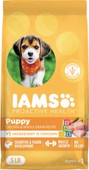 Iams Proactive Health Puppy Chicken Dry Dog Food, 5-lb bag