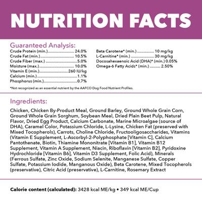 Show full view: Iams Proactive Health Healthy Aging Chicken & Whole Grain Recipe Dry Dog Food, 5-lb bag slide 7 of 10