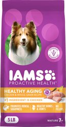 Iams Proactive Health Healthy Aging Chicken & Whole Grain Recipe Dry Dog Food, 5-lb bag