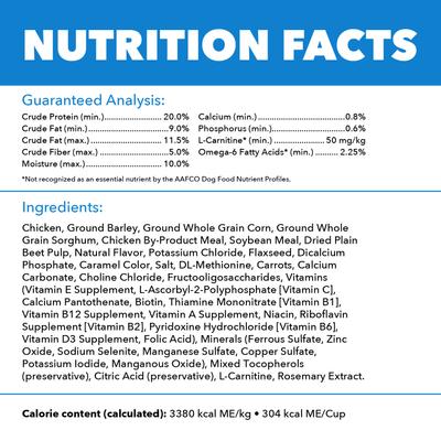 Show full view: Iams Proactive Health Healthy Weight Adult Chicken & Whole Grain Recipe Dry Dog Food, 5-lb bag slide 7 of 10