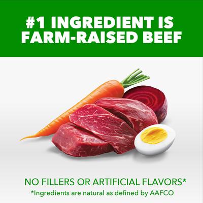 Show full view: Iams Proactive Health Adult Minichunks Beef & Rice Recipe Dry Dog Food, 5-lb bag slide 4 of 10