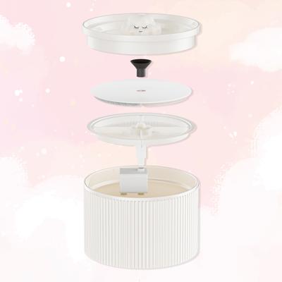 Show full view: Happy & Polly Cloud Non-skid Ceramic Dog & Cat Water Fountain, 50-oz slide 6 of 9