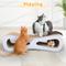 Show in main carousel: Coziwow Wave Cat Scratcher Lounge Toy with Catnip, White slide 5 of 12