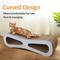 Show in main carousel: Coziwow Wave Cat Scratcher Lounge Toy with Catnip, White slide 3 of 12
