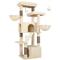 Show in main carousel: Globlazer 69-in Sturdy Indoor Cat Tree Tower, Beige slide 7 of 9